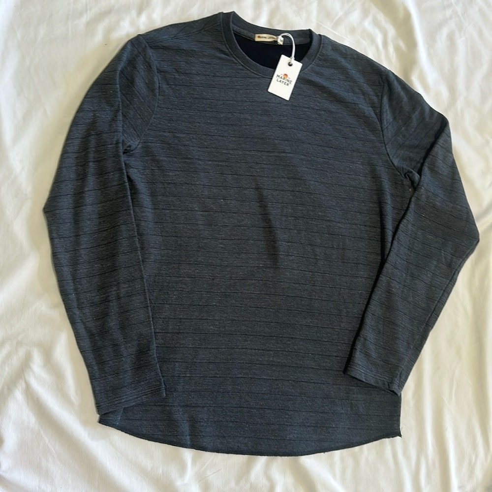 Marine Layer DK LS Crew Tee